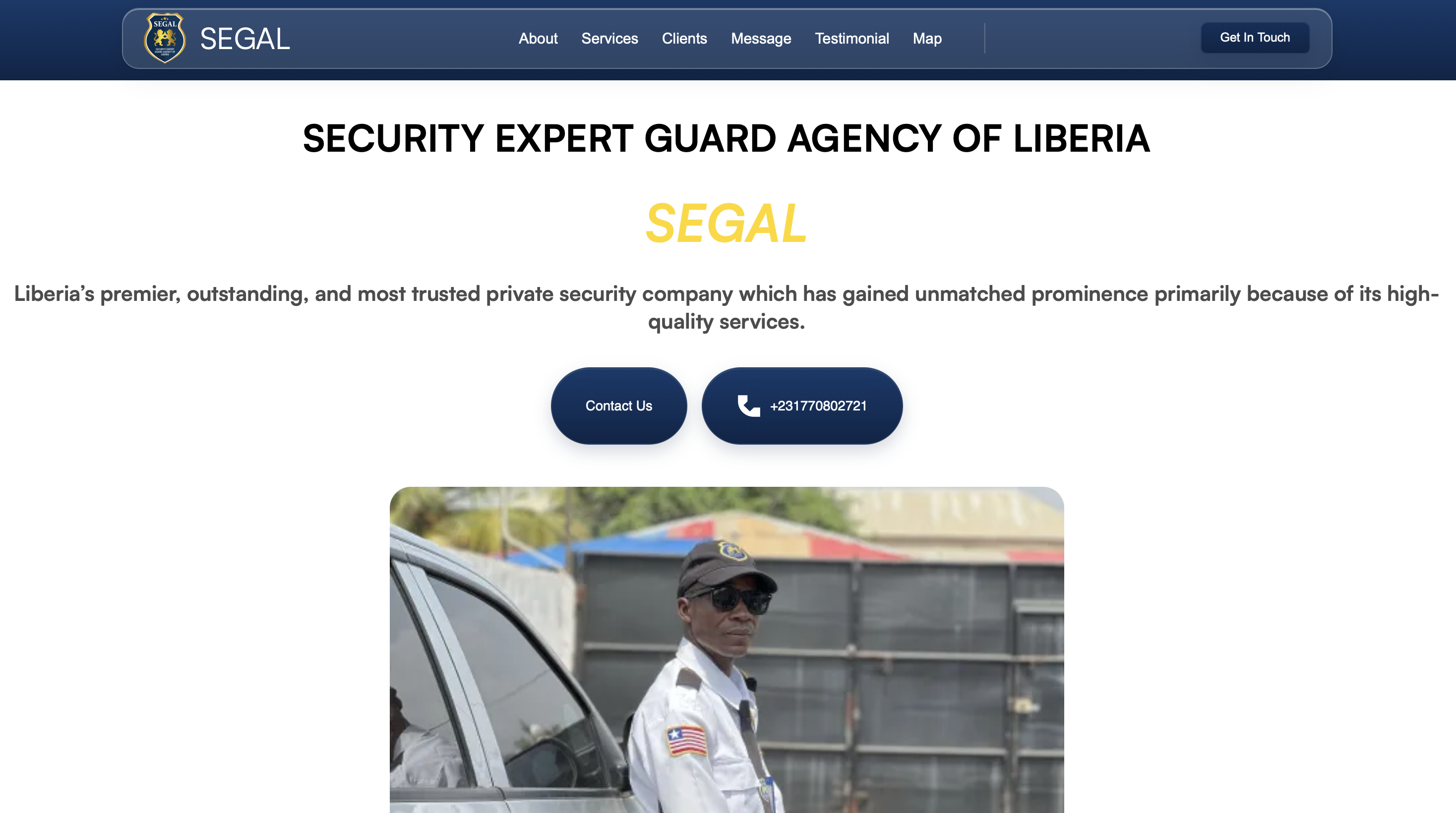 Business website